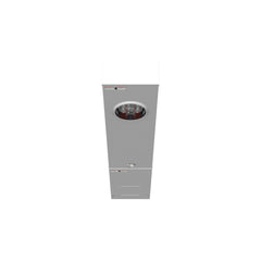 MILBANK Milbank U9107-O-WI Single Position Meter Socket with Pedestal 200 Amp 3 Phase Ringless Lever 7 Term UG 600V