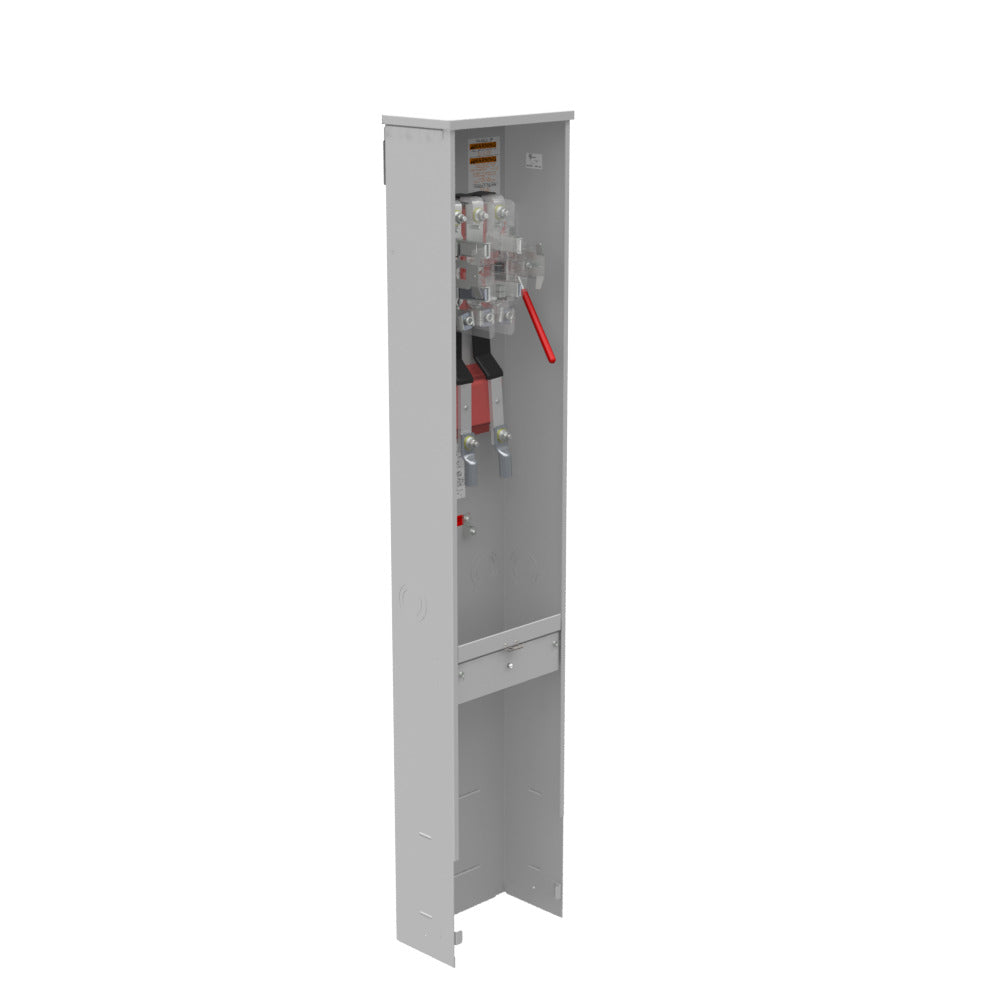 MILBANK Milbank U9108-O-CECHA 5 Term Ringless Plain Top Lever Bypass Pedestal Commonwealth Edison Chicago Housing Authority