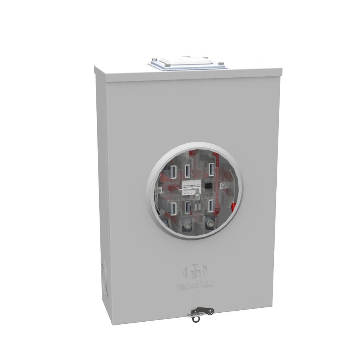 MILBANK Milbank U8606-RXL-CECHA Single Position Meter Socket 200 Amp 3 Phase Ringless Lever 7 Term OH UG 600V
