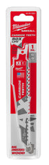 Milwaukee 48-00-5221 The Ax With Carbide Teeth Saw Blades 6 In 5 TPI