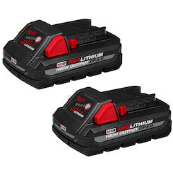 MILWAUKEE Milwaukee 48-11-1837 M18 REDLITHIUM HIGH OUTPUT CP3.0 Battery 2 Pack
