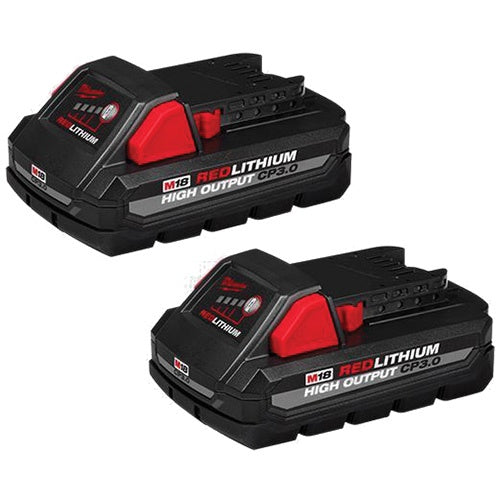 MILWAUKEE Milwaukee 48-11-1837 M18 REDLITHIUM HIGH OUTPUT CP3.0 Battery 2 Pack
