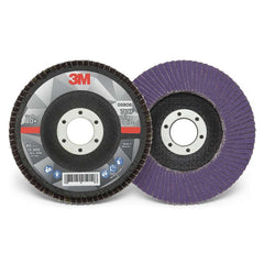 3M 3M 7100178028 4 1/2 X 7/8 80+ Grit Type 29 Flap Disc
