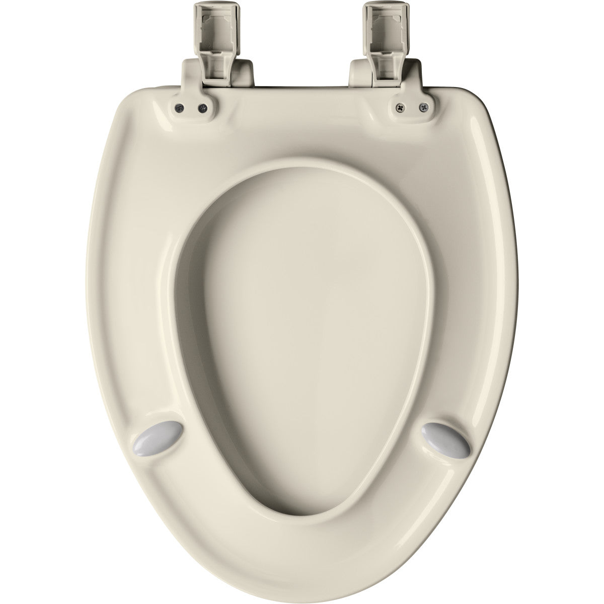 BEMIS Bemis 19170PLE4346 Alesio II Elongated High Density Enameled Wood Toilet Seat in Biscuit