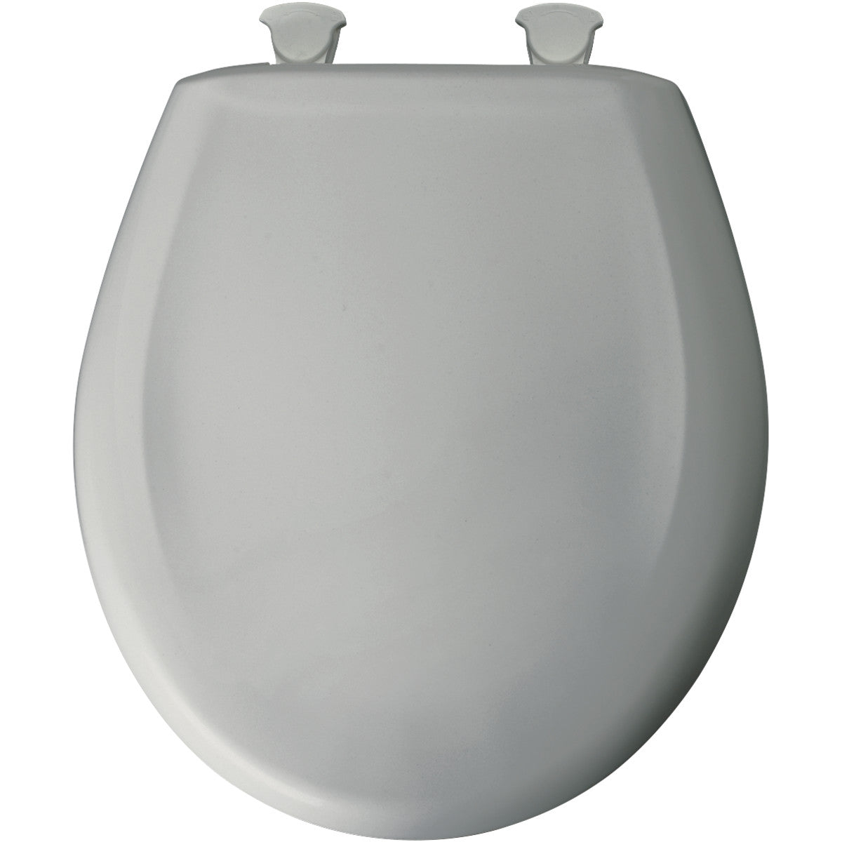 BEMIS Bemis 200SLOWT062 Round Closed Front Toilet Seat with Cover in Ice Grey