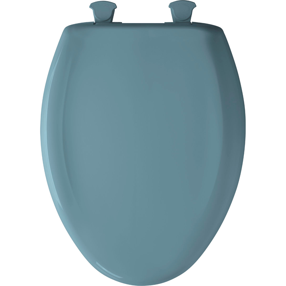 BEMIS Bemis 1200SLOWT064 Elongated Closed Front Toilet Seat with Cover in Regency Blue