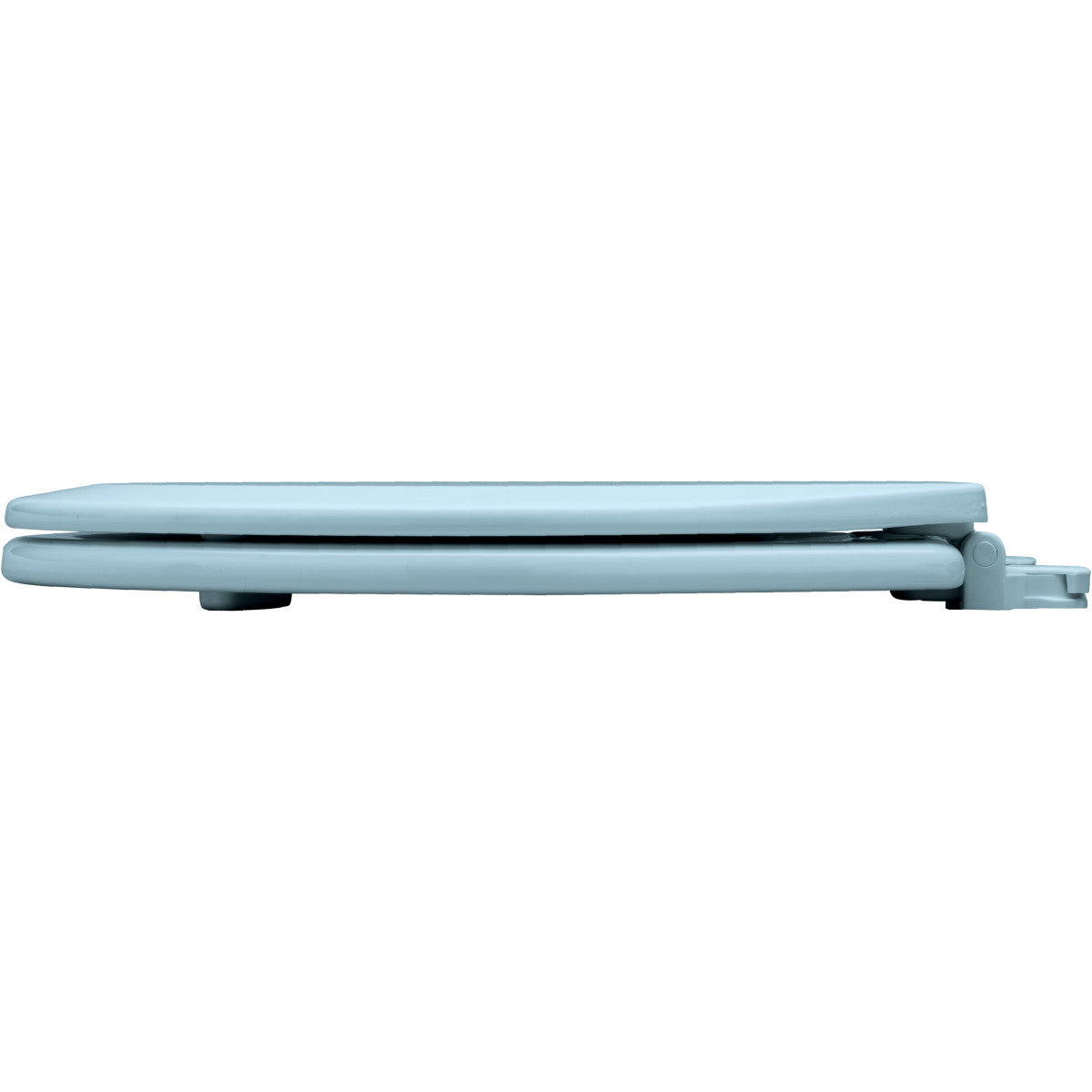 BEMIS Bemis 1500EC464 Elongated Closed Front Toilet Seat with Cover in Dresden Blue