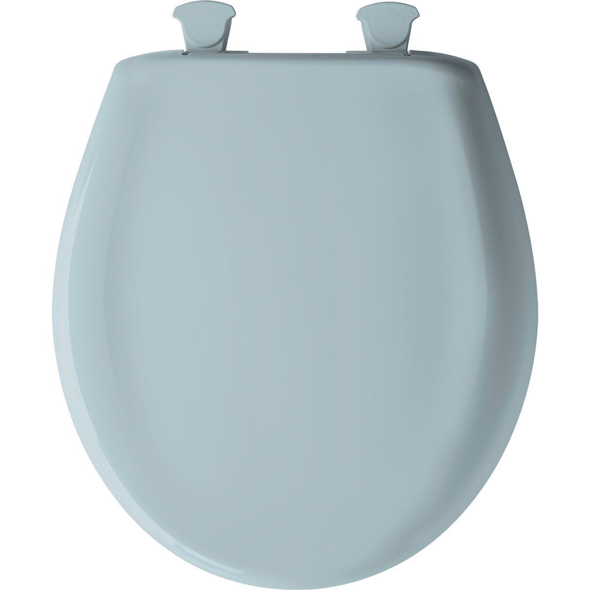 BEMIS Bemis 200SLOWT344 Whisper-Close Round Toilet Seat in Heron Blue