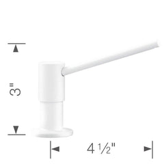 BLANCO BLANCO 401216 Torre Soap Dispenser - White