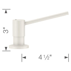 BLANCO BLANCO 401216 Torre Soap Dispenser - White