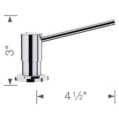 BLANCO BLANCO 400601 Torre Soap Dispenser - Chrome