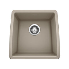 BLANCO BLANCO 441288 Performa 17-1/2 x 17 in. Single Bowl Undermount Bar Sink No Hole Truffle