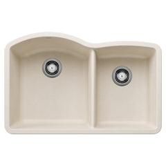 BLANCO Blanco 443064 Diamond 1-3/4 Double Bowl Kitchen Sink - Soft White