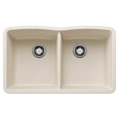 BLANCO Blanco 443068 Diamond Equal Double Bowl Kitchen Sink - Soft White