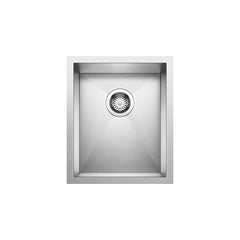 BLANCO BLANCO 516208 Precision 15 x 18 in No Hole Stainless Steel Single Bowl Undermount Kitchen Sink