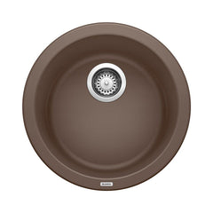 BLANCO BLANCO 515803 Rondo 17-11/16 x 17-11/16 in. Drop-in and Undermount Granite Bar Sink in Cafe Brown