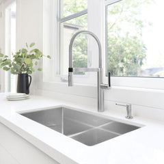 BLANCO BLANCO 515823 Precision 32 x 18 in No Hole Stainless Steel Single Bowl Undermount Kitchen Sink