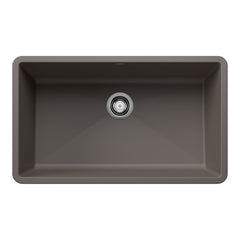 BLANCO Blanco 443121 Precis Super Single Bowl Kitchen Sink - Volcano Gray