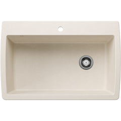 BLANCO Blanco 443072 Diamond Super Single Dual Mount Kitchen Sink - Soft White