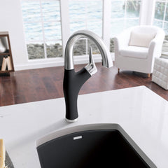 BLANCO Blanco 526378 Artona Bar Faucet 1.5 GPM - PVD Steel/Anthracite