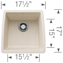 BLANCO Blanco 443087 Performa Bar Sink - Soft White
