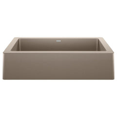 BLANCO BLANCO 526544 Vintera 30 Super Single Apron Farmhouse Sink - Truffle