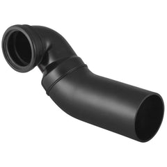 Geberit 366.913.16.1 HDPE Connector with Offset Left Hand Flush in Black