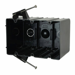 ALLIED MOULDED PRODUCTS Allied Moulded Products P-643 3-Gang Switch/Outlet Box 64 Cubic-Inch