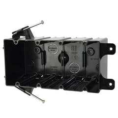 ALLIED MOULDED PRODUCTS Allied Moulded Products P-764 FlexBox 4-Gang Switch/Receptacle Outlet Box Thermoplastic