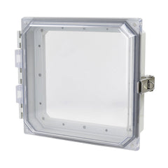 Allied Moulded Products AMHMI88CCL 8X8 HMI CLR CVR KIT HNG SNP LTCH