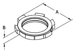 Arlington 142 Clamp-On Entrance Cap 1-Inch