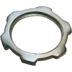 ARLINGTON Arlington 406 2 Plated Steel Conduit Lock Nuts for Rigid IMC Fittings