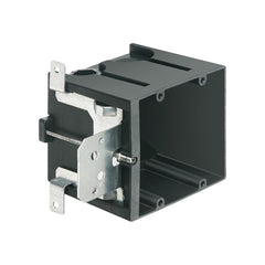 ARLINGTON Arlington FA102 Non-Metallic Box For New Construction Adjustable For Wall Thicknesses From 1/4 To 1-1/2 Two Gang Vertical 43.5 Cu In