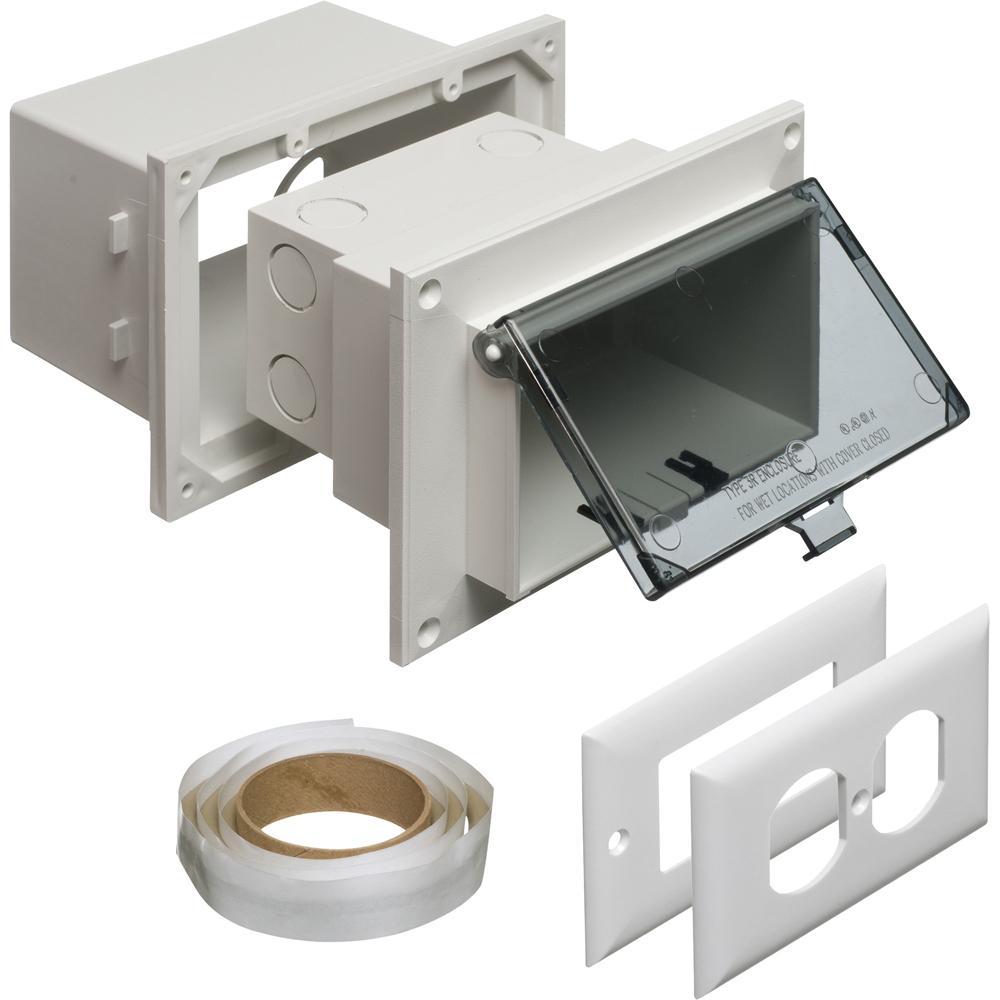 ARLINGTON Arlington DHB1W Low Profile Inbox With Adapter Sleeve For New Brick