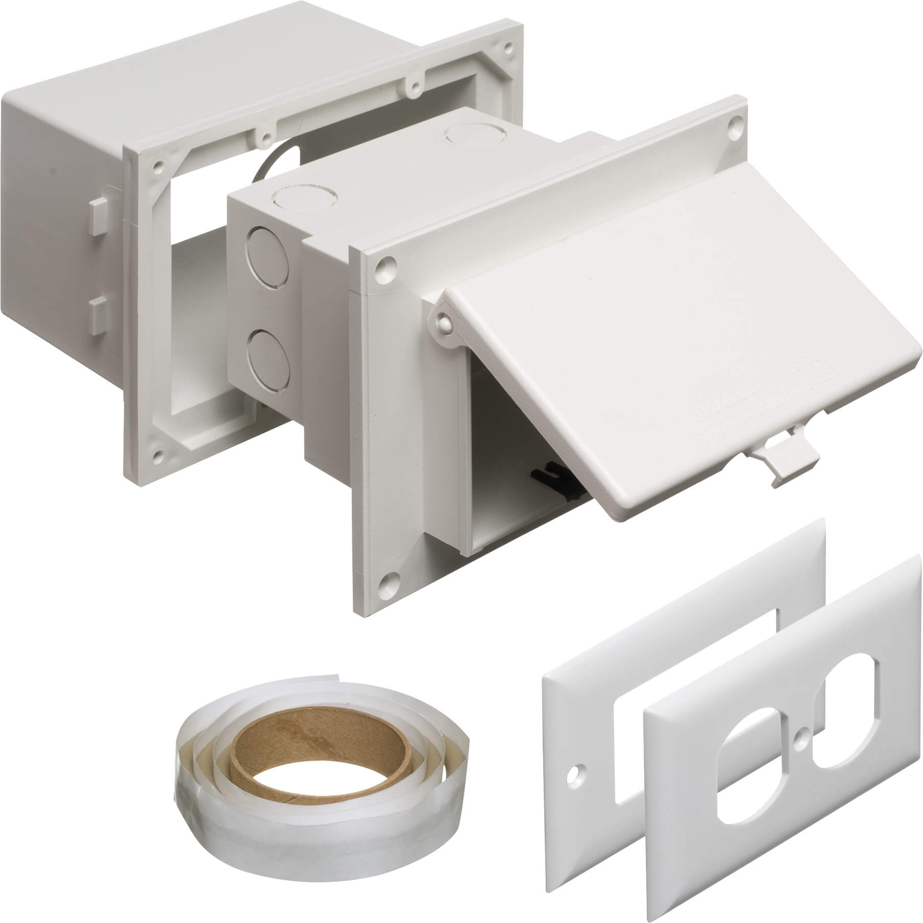 ARLINGTON Arlington DHB1W Low Profile Inbox With Adapter Sleeve For New Brick