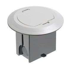 ARLINGTON Arlington FLBAFR101W Round Non Metallic Adjustable Floor Box