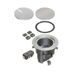 ARLINGTON Arlington FLBR5420NL Floor Box Kit Nickel Plated