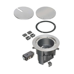 ARLINGTON Arlington FLBR5420NL Floor Box Kit Nickel Plated