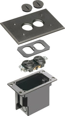 ARLINGTON Arlington FLBR101BL Non Metallic Box With Metal Covers Power Adjustable 6.5 In L x 4.125 In W x 3.738 In H Replacement MPN