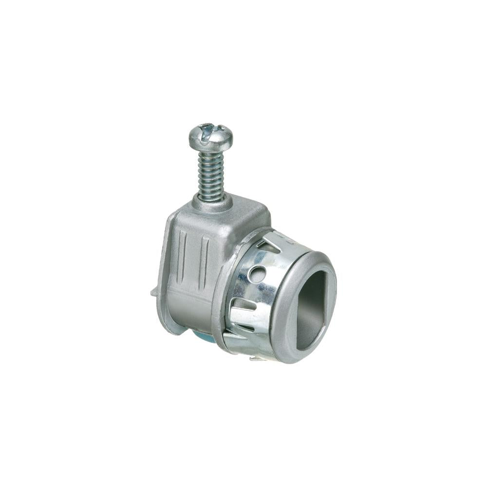 ARLINGTON Arlington L18ST Single Screw Cable Connector With Spring Steel Clip 3/4 in Trade 3/4 in Knockout