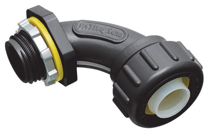 ARLINGTON Arlington NMLT9050BL Non Metallic 90 Degree Connector 1/2