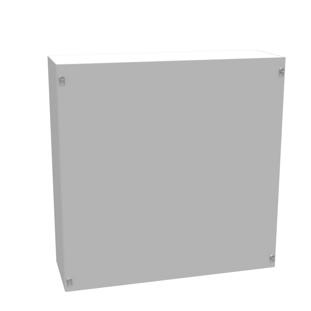 MILBANK Milbank 18186-SC1-NK Screw Cover Enclosure Industrial Enclosure Steel 18 in. H 18 in. W 6 in. D