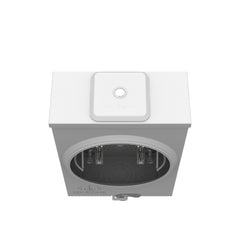 Milbank U8435-XL-TG-HSP 4 Term, Ringless, Small Closing Plate, Triplex Ground, Stainless Steel, Hasp, Extension Hex