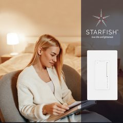 SATCO-NUVO Satco S11268 Starfish Smart Technology Wall Dimmer - 3-Way, Multi-Location