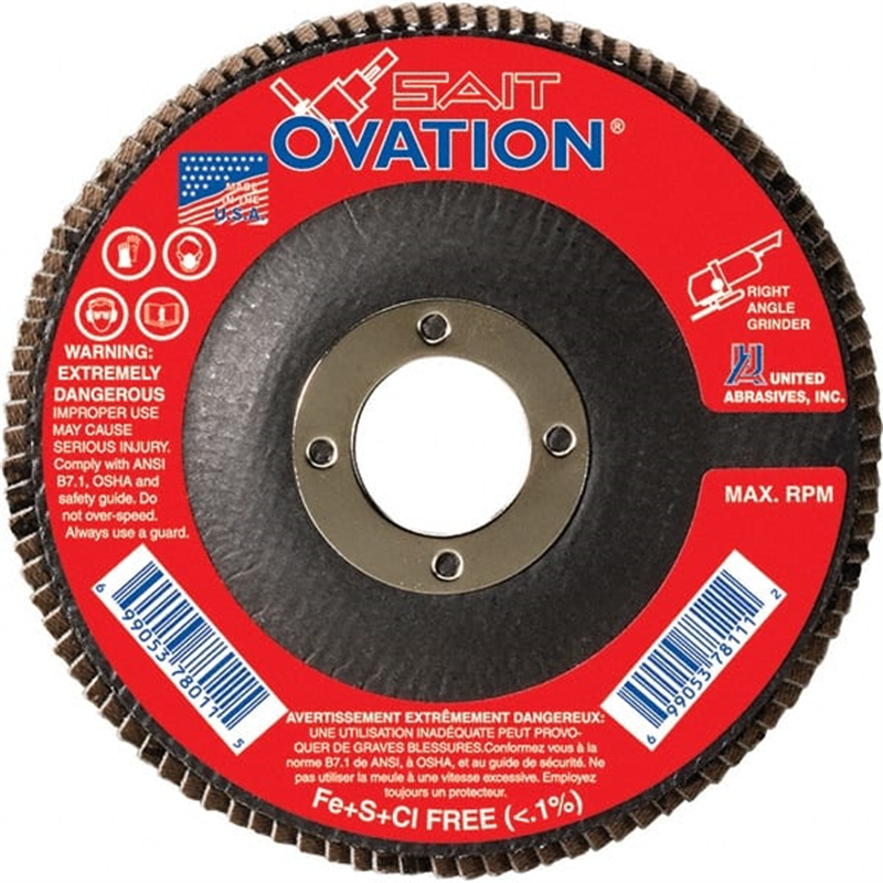 UNITED ABRASIVES SAIT 78005 FLAP DISCS