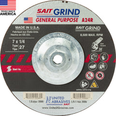 UNITED ABRASIVES SAIT 20086 GRINDING & CUT OFF WHEELS