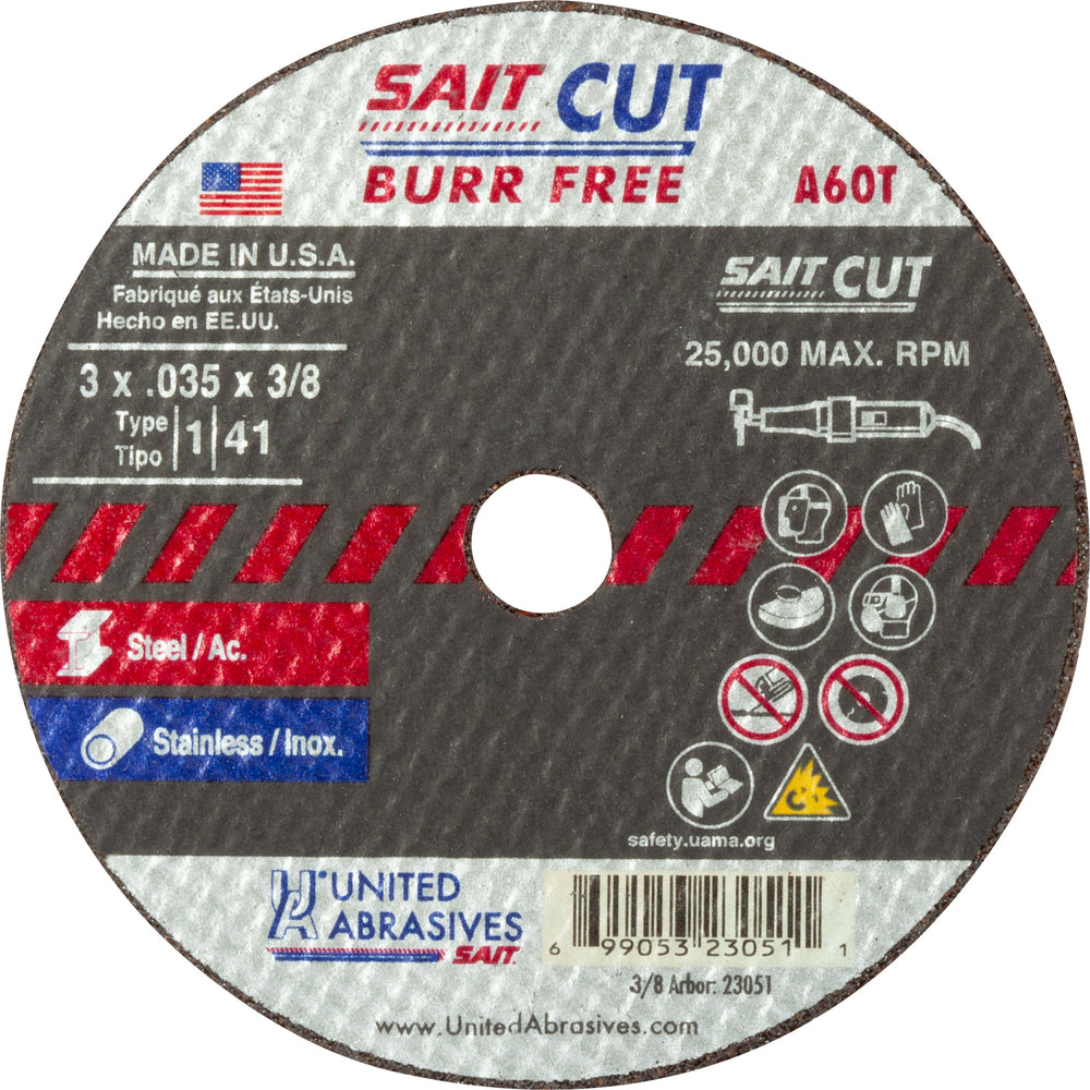 UNITED ABRASIVES SAIT 23041 GRINDING & CUT OFF WHEELS