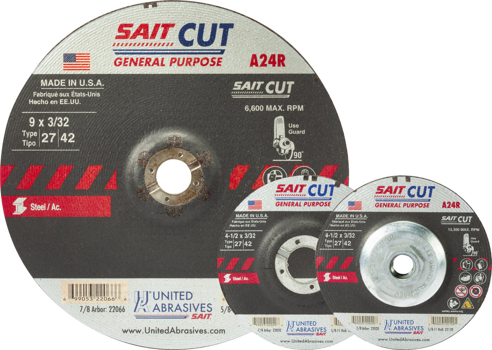 UNITED ABRASIVES SAIT 22120 GRINDING & CUT OFF WHEELS