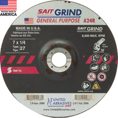 UNITED ABRASIVES SAIT 20080 GRINDING & CUT OFF WHEELS