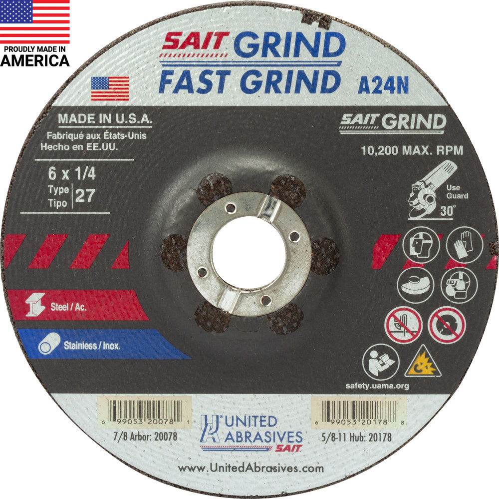 UNITED ABRASIVES SAIT 20078 ABRASIVE DISCS